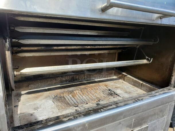 Tizon Commercial Charcoal Rotisserie Oven on Casters!  - Image 3 of 12