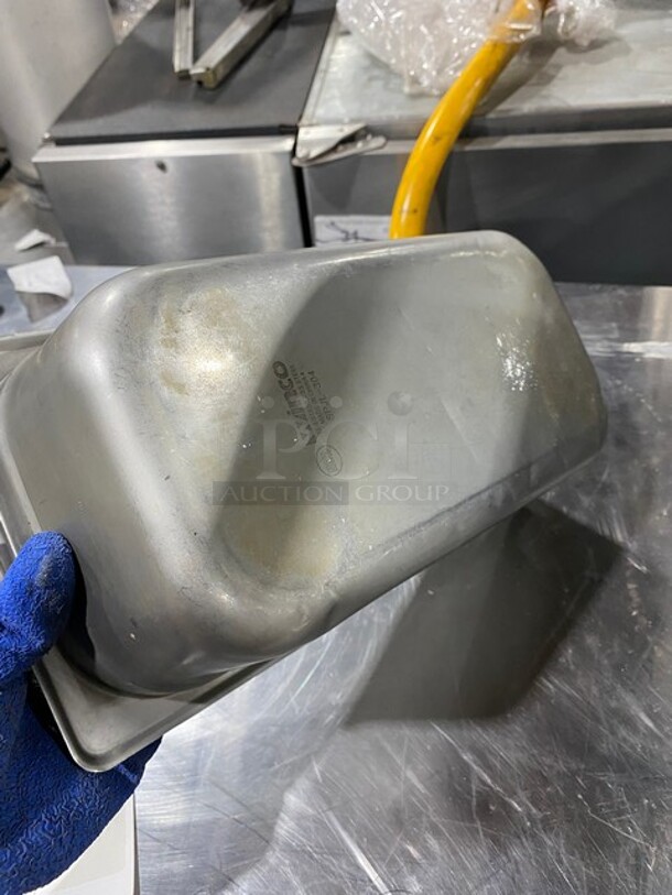 Winco Stainless Steel 18-8 Steam Food Pans! MODEL SPJL304 8x Your Bid! - Image 5 of 5