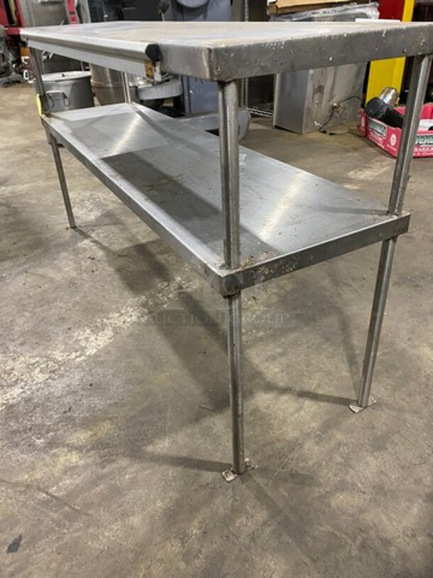 Solid Stainless Steel Double Overhead Shelf! - Image 4 of 8