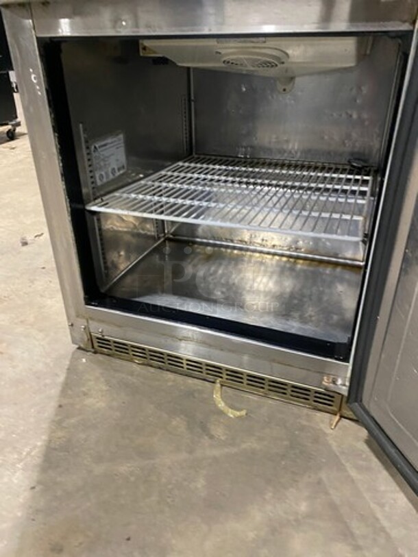 Everest Commercial Single Door Lowboy/ Worktop Cooler! All Stainless Steel! Model: ETBR1 SN: BTBR112100008 115V 60HZ 1 Phase - Image 5 of 8
