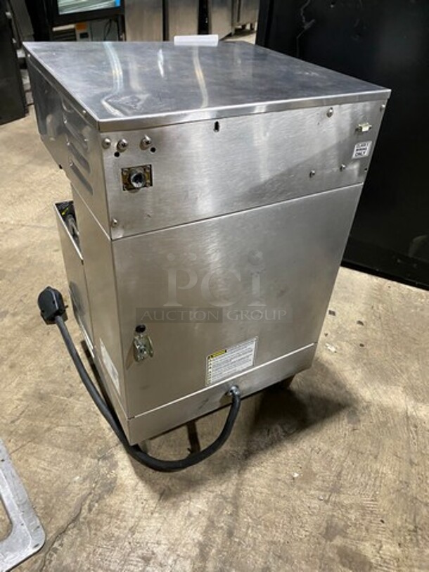 Curtis Commercial Countertop Dual Coffee Brewing Machine! With Hot Water Dispenser! With Satellite Coffee Server! All Stainless Steel Body! On Small Legs! Model: SCGEM612ILD10 SN: 10537888 220V 60HZ 1 Phase - Image 4 of 8