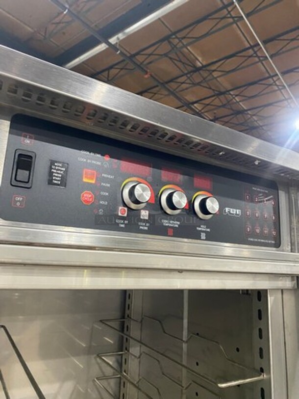 FWE Commercial Electric Powered Rethermalization/ Holding Cabinet! With Solid Split Doors! All Stainless! On Casters! Model: RH18HO SN: 133676602 208V 60HZ 1 Phase - Image 7 of 9