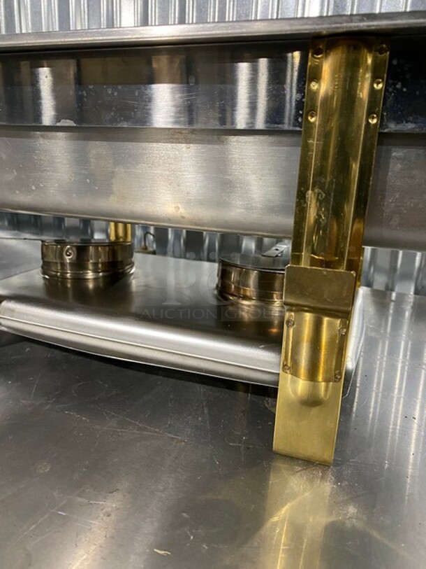 Gold Accented Full Size Chafer! - Image 4 of 9