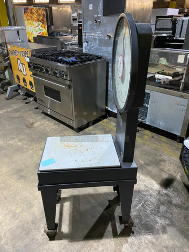 Detecto Commercial Scale! Max Capacity 300Lbs! On Casters! Model: 1106DK SN: 9605174 - Image 2 of 8