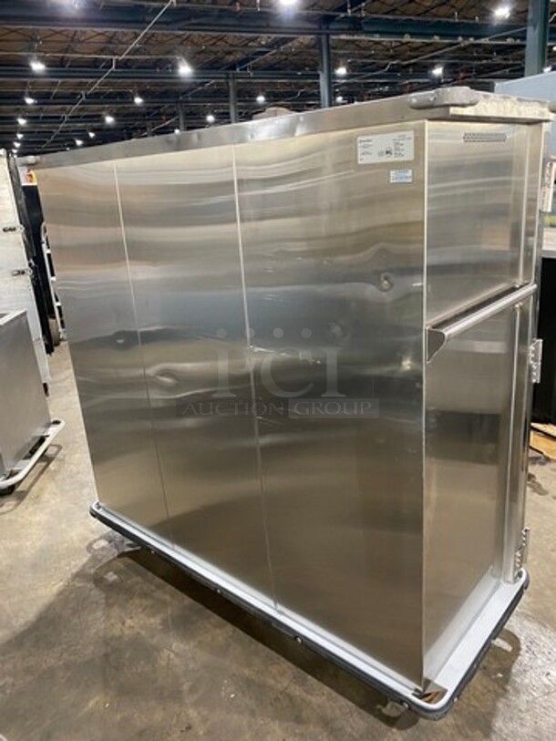 LATE MODEL! 2022 Jones Zylon Commercial Single Door Dry Food Transport Cart! All Stainless Steel! On Casters! Model: JZASS3D SN: 228075202 - Image 4 of 8