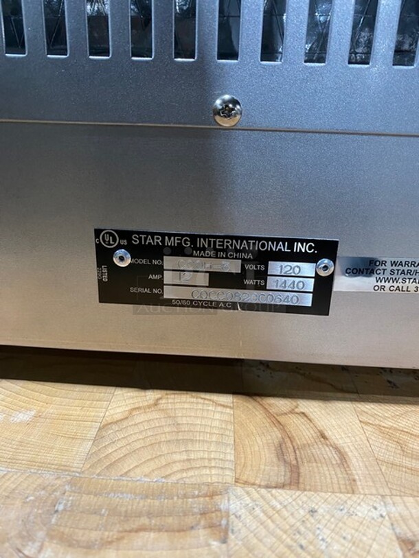 NEW IN BOX! Star Holman Electric Countertop Convection oven! MODEL CCOH3 SN: COCCO82000640 120V! Working!  - Image 9 of 12