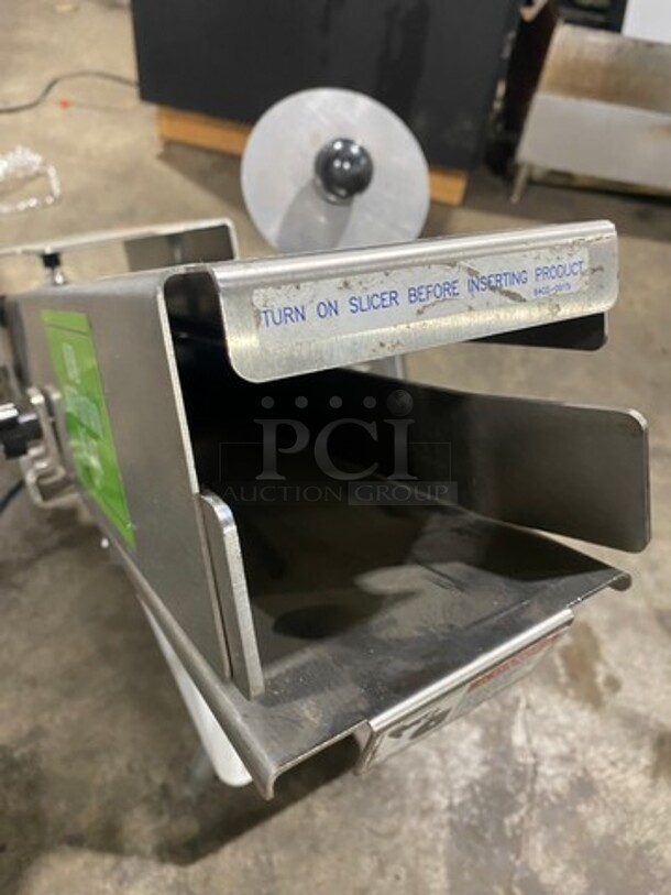 Oliver Commercial Countertop Bun/Bagel Cutter! Stainless Steel! On Small Legs! Model: 723 SN: J2452918 115V 60HZ 1 Phase - Image 5 of 7