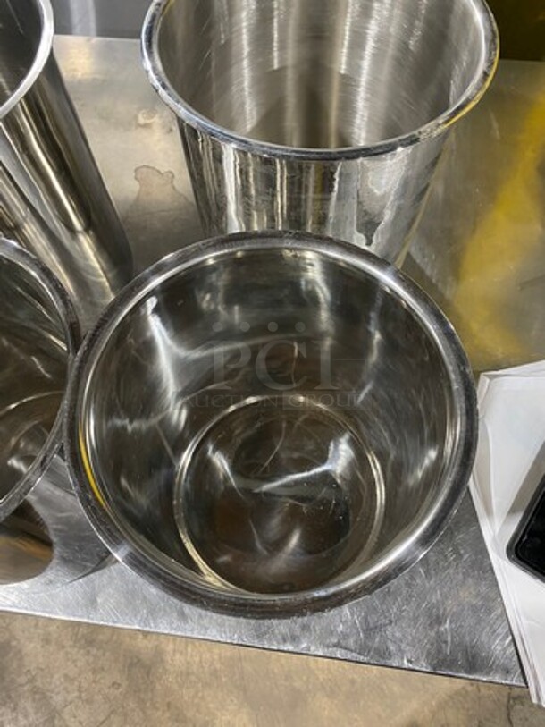 NEW! Winco Stainless Steel Round Soup Pan Insert! 5x Your Bid! - Image 3 of 4