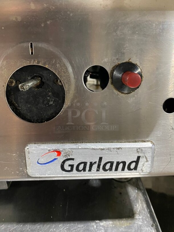 Garland Stainless Steel Commercial Countertop Natural Gas Powered Flat Top Griddle on Stainless Steel! - Image 7 of 8