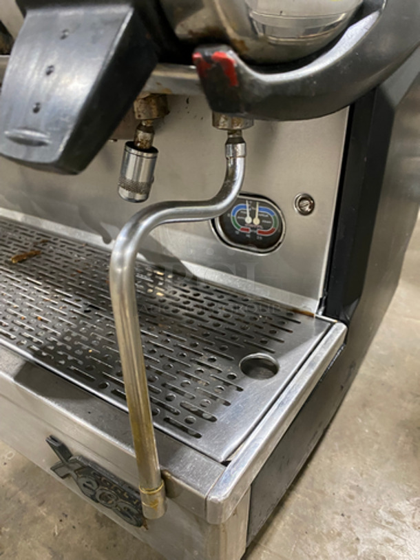 NICE! Conti Xeos Commercial Countertop 2 Group Espresso Machine! All Stainless Steel! On Small Legs! - Image 6 of 7