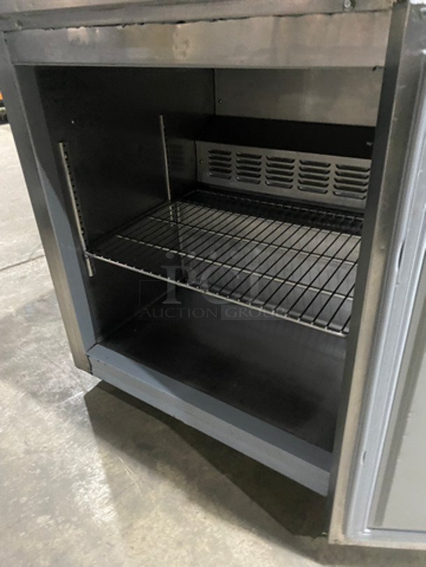 Hoshizaki Commercial Single Door Lowboy/Worktop Cooler! All Stainless Steel! Model: CRMR27LPC SN: G50790G 115V 60HZ 1 Phase - Image 5 of 7