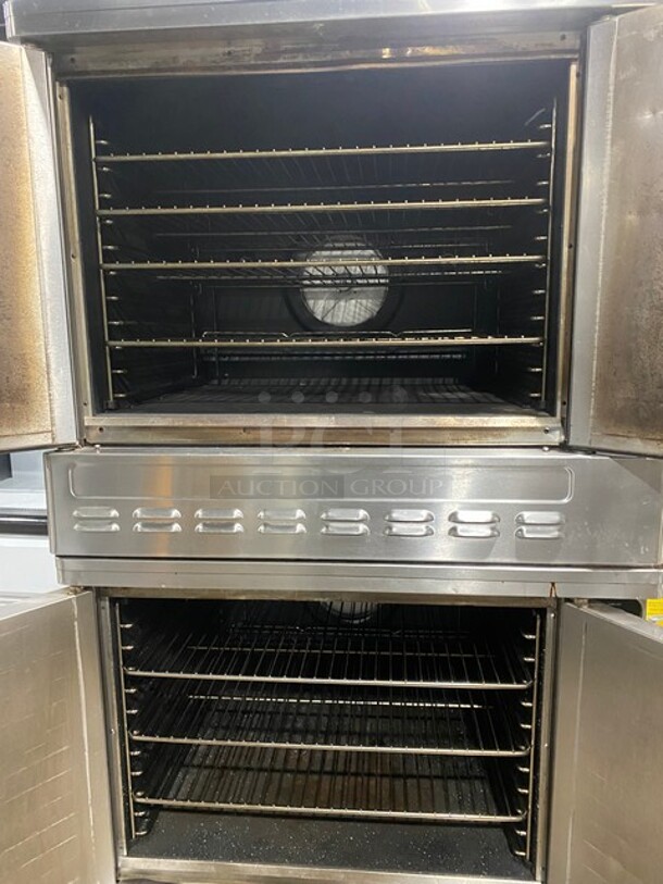 WOW! Blodgett All Stainless Steel Gas Powered Double Stacked Convection Oven! With Metal Racks! On Casters! 2 X Your Bid Makes One Unit! - Image 5 of 10