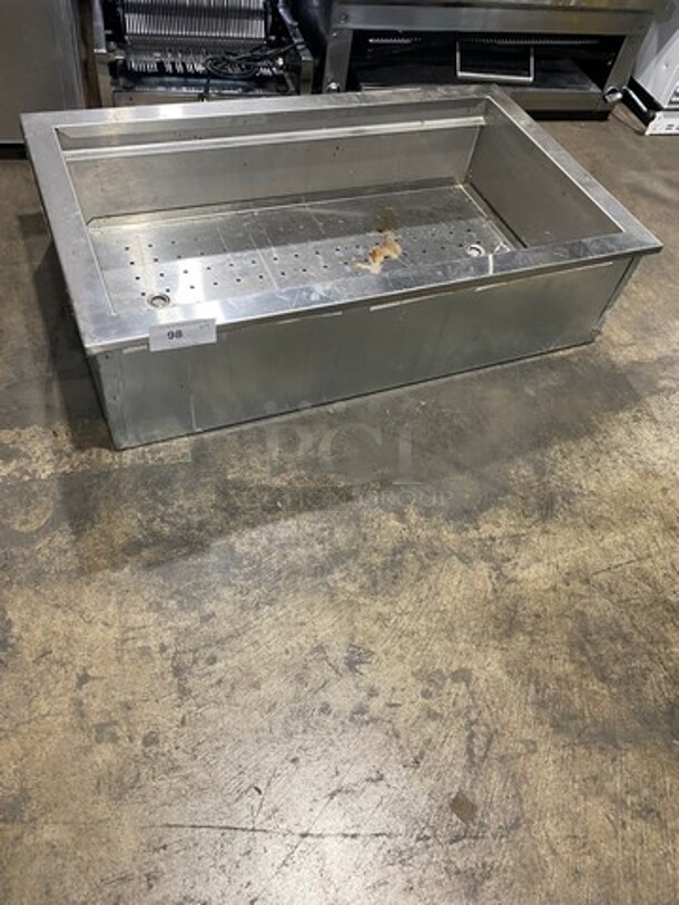 Commercial Drop In Cold Pan! Solid Stainless Steel!