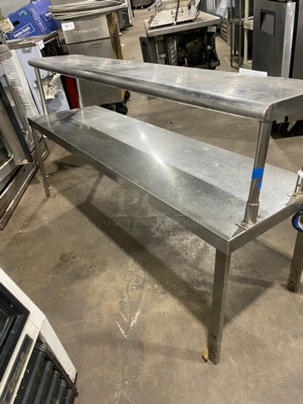 RSW Commercial Double Overhead Shelf! Stainless Steel! - Image 3 of 8