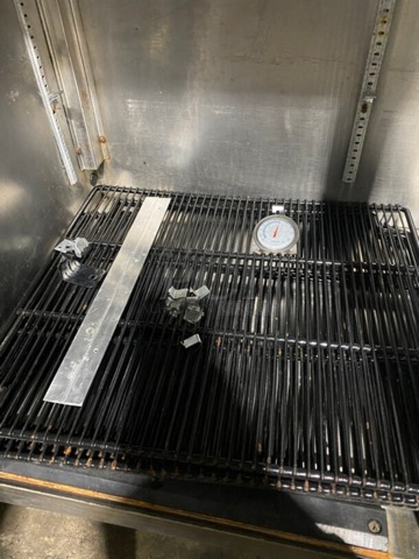 Commercial 2 Door Bar Back Refrigerated Cooler! With View Through Doors! All Stainless Steel! With Casters! - Image 6 of 9