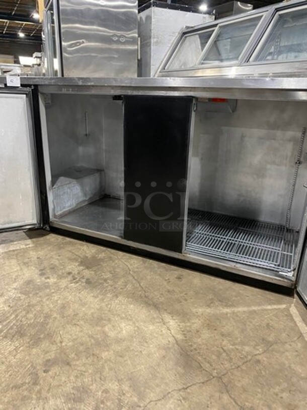 Beverage Air Commercial 2 Door Bar Back Cooler! Stainless Steel! Model: BB68 SN: 4511277 115V 60HZ 1 Phase - Image 5 of 12