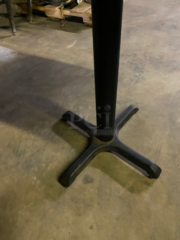 Square Subway Tables! With Black Metal Base! 2x Your Bid! - Image 6 of 6