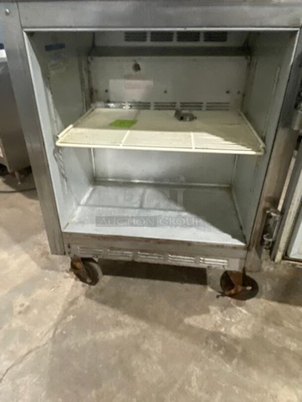 Beverage Air Commercial Single Door Undercounter Cooler! Stainless Steel! On Casters! Model: UCR27 SN: 3342816 115V 60HZ 1 Phase - Image 5 of 7