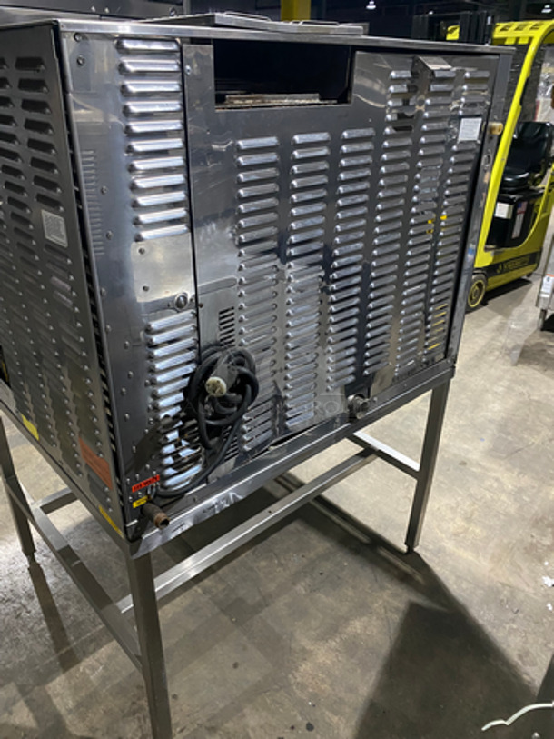SWEET! Groen Natual Gas Powered Combi Convection Oven! With Metal Oven Racks! With Steam Line! Steam/Cook/Hold! All Stainless Steel! On Legs! Model: CC20G SN: GC7037MS 115V 60HZ - Image 3 of 8