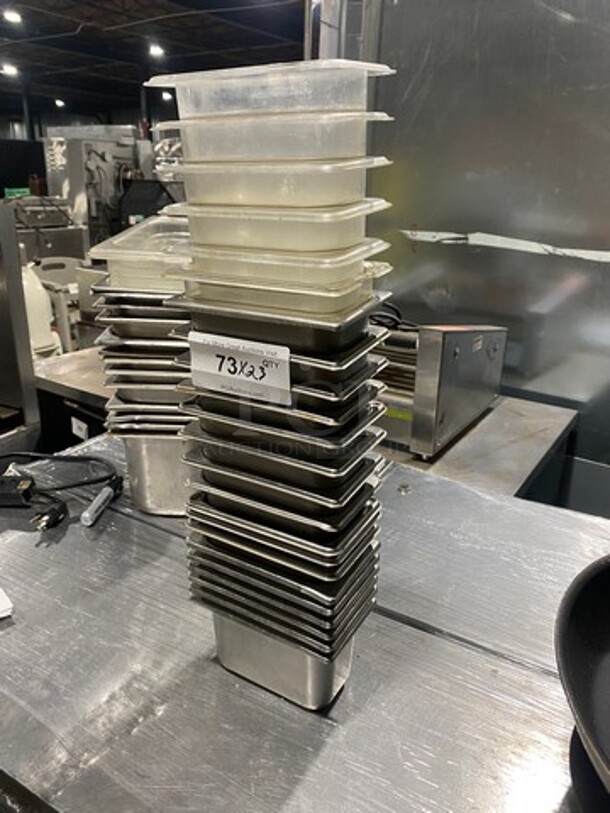 MISCELLANEOUS! Commercial Steam Table/ Prep Table Food Pans! Cambro Clear Poly Food Containers! 23x Your Bid! - Image 2 of 8