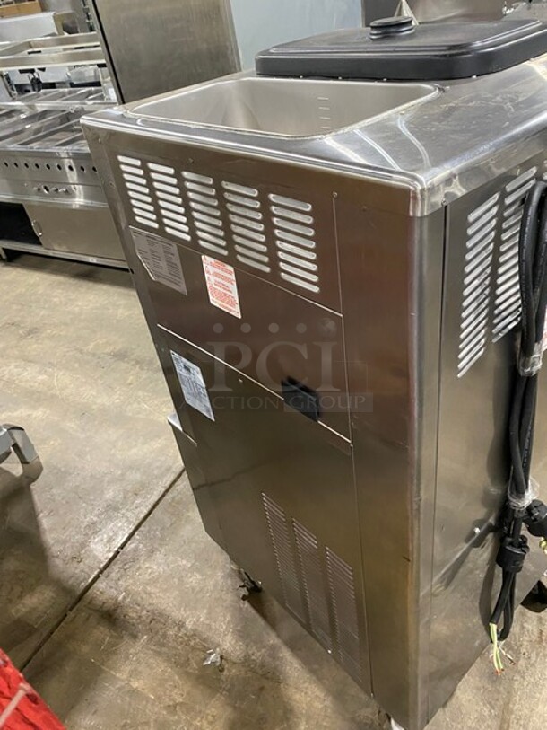 Taylor Commercial Floor Style 2 Flavor Frosty/Coolatta/Slushy Making Machine! With Milkshake Mixing Attachment! All Stainless Steel! Model 342D27 SN: K6106162 208-230V 1PH - Image 4 of 11