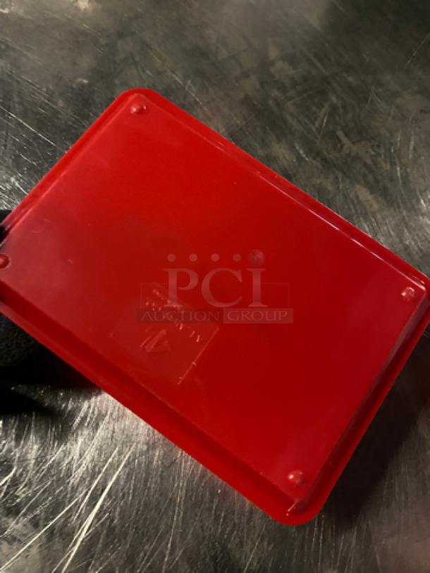 BRAND NEW! Red Poly Food Serving Trays! - Image 4 of 5