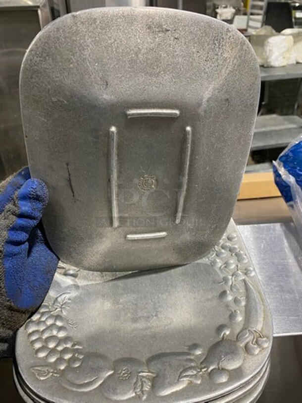 Decorative Metal Serving/ Display Trays! 6x Your Bid! - Image 4 of 6