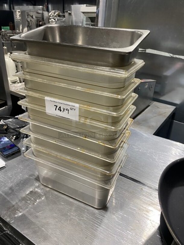 MISCELLANEOUS! Commercial Steam Table/ Prep Table Food Pans! Cambro Clear Poly Food Containers! 9x Your Bid! - Image 2 of 11