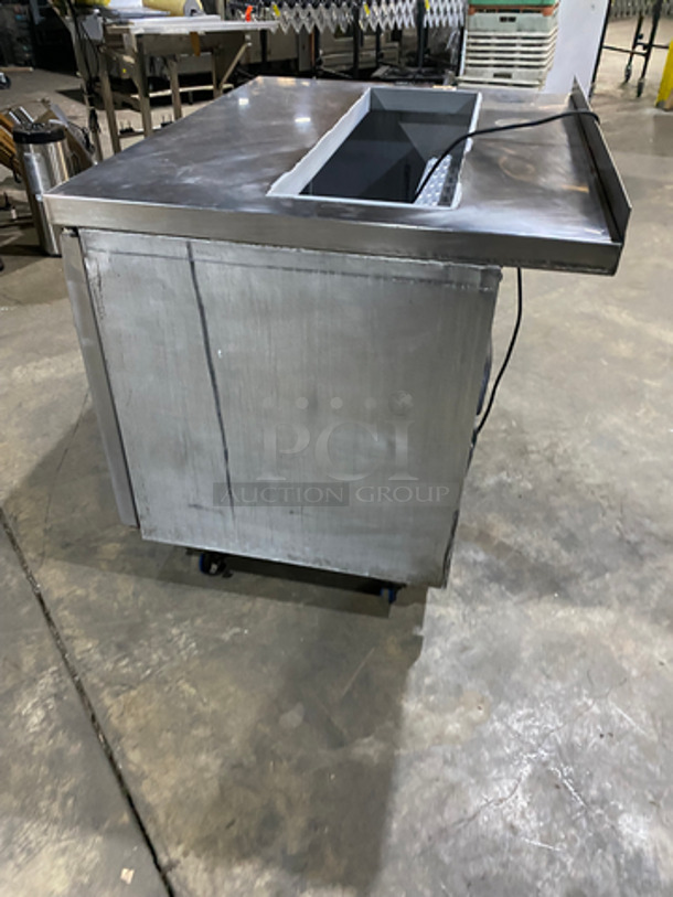 Continental Commercial Refrigerated Sandwich Prep Table! With 2 Door Underneath Storage Space! All Stainless Steel! On Casters! 115V 60HZ 1 Phase - Image 3 of 9