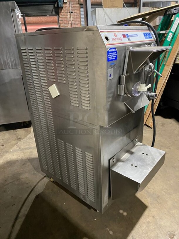 Carpigiani Stainless Steel Commercial Floor Style Batch Freezer on Commercial Casters! Working When Removed! Model LB502 SN: IC23625 208V 3PH - Image 2 of 9