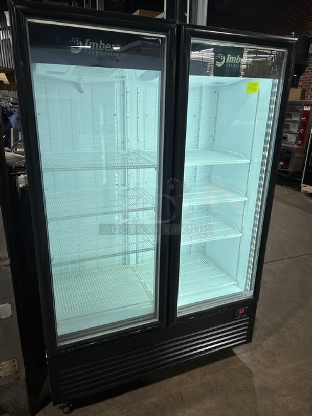 2020 Imbera Two Door Walk In Merchandiser Freezer! On Casters! Working When Removed! MODEL VFD43HC SN:F40220200030 115V 1PH - Image 2 of 11