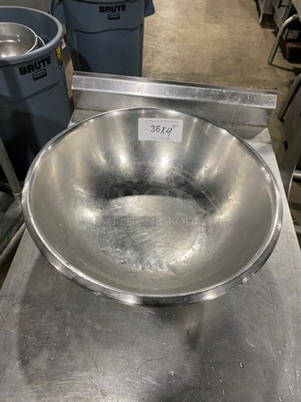 Large Stainless Steel Mixing Bowls! 4x Your Bid!