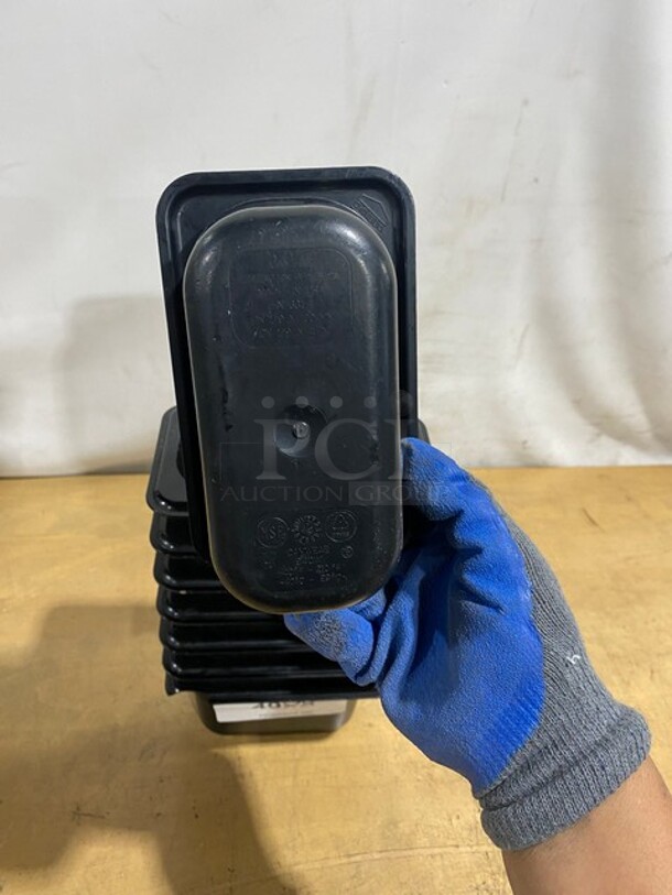 Camwear Polycarbonate Black Food Pans! Model: 94CW! 8X Your Bid!  - Image 5 of 7