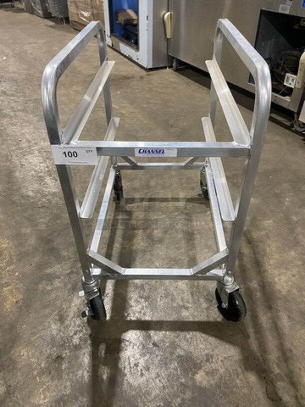 Channel Commercial Pan Transport Rack! On Casters!