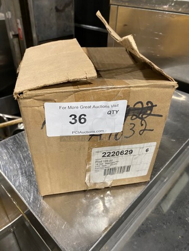 NEW! IN THE BOX! ALL ONE MONEY! Commercial 1/6x2 1/2" Steam Table/ Prep Table Food Pans! All Stainless Steel! - Image 1 of 5