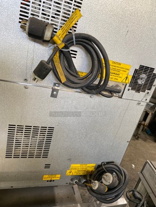 SUPER! Belshaw Adamatic Commercial Electric Powered Double Deck Combi Oven! With View Through Doors! With Pan Racks Underneath! All Stainless Steel! On Casters! 2x Your Bid Makes One Unit! Model: FG189UZ84 SN: 2000003710FA032620 208/220V 60HZ 3 Phase - Image 12 of 12