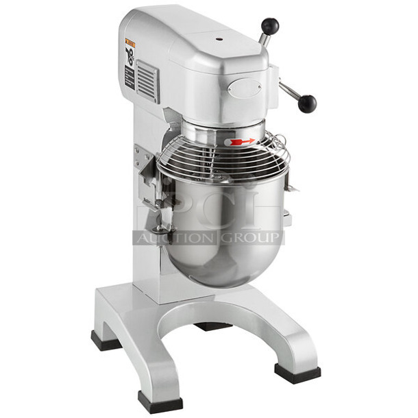 BRAND NEW SCRATCH AND DENT! 2022 Mainstreet 541GMIX10 Metal Commercial Countertop 10 Quart Planetary Dough Mixer w/ Stainless Steel Mixing Bowl, Bowl Guard, Whisk and Dough Hook Attachments. 120 Volts, 1 Phase. Tested and Does Not Power On - Image 1 of 6