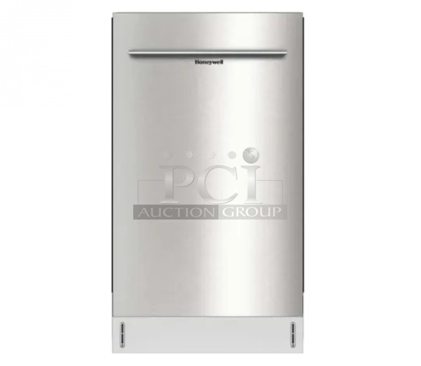 BRAND NEW SCRATCH AND DENT! Honeywell HDS18SS Stainless Steel Undercounter Dishwasher. 120 Volts, 1 Phase. - Image 1 of 12