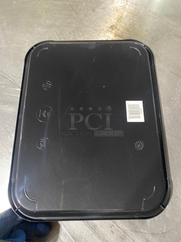 NEW! IN THE BOX! ALL ONE MONEY! 2 DZ Vollrath Black Poly Food Trays! - Image 5 of 6