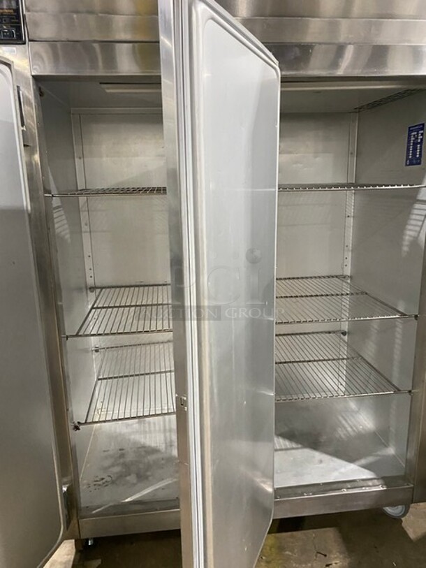 Traulsen Stainless Steel Two Door Reach In Freezer! On Commercial Casters! Working When Removed! MODEL ALT232WUT SN:227187 208-115V 1PH - Image 5 of 10