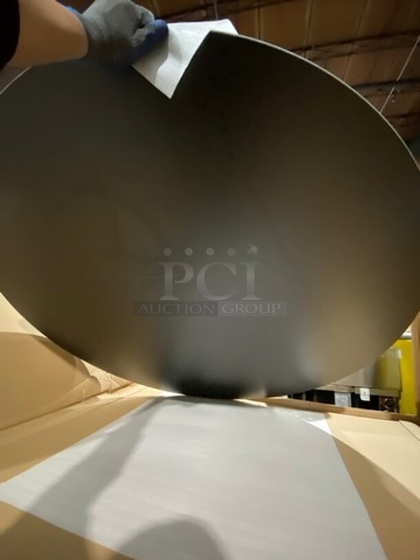 BEAUTIFUL! NEW! IN THE BOX! 60"Round Black Tabletop! 3x Your Bid! - Image 4 of 4