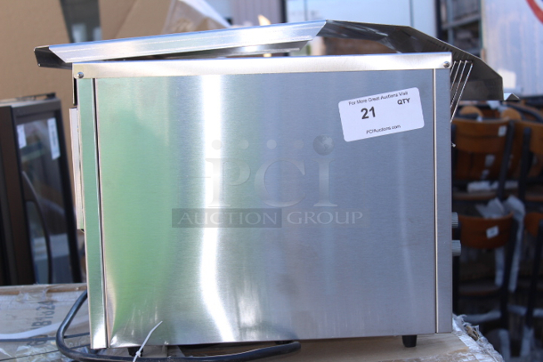 BRAND NEW SCRATCH & DENT!! Vollrath JT3BH Conveyor Toaster with 1 1/2"-3" Opening, 208v 3600 WATTS 17.3 AMPS S/N: 0075-01729874-004 18-1/8x18-1/4x15.  - Image 7 of 8