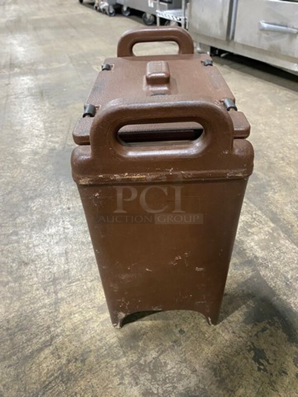 Cambro Insulated Beverage Dispenser/ Holder! With Side Handles! With Lid! - Image 2 of 5