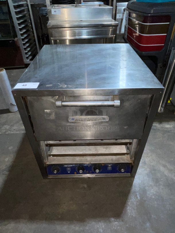 Bakers Pride Commercial Countertop Electric Powered Baking Oven! All Stainless Steel! Model: P44S SN: 560101012002 208V 60HZ 1 Phase