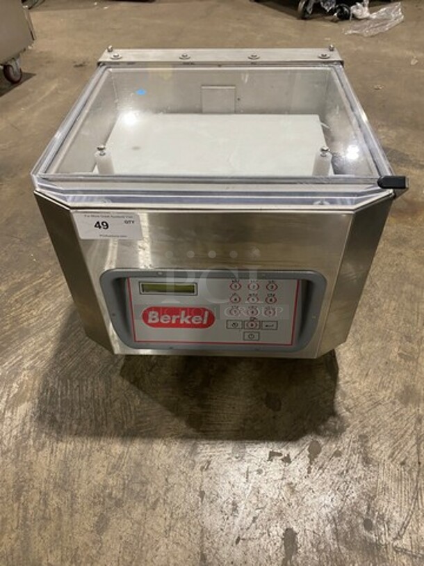 WOW! NEW! OUT OF THE BOX! LATE MODEL! 2015 Berkel Commercial Countertop Vacuum Sealer! Stainless Steel Body! Model: 350 SN: 12391EK1040439 120V 60HZ 1 Phase - Image 1 of 9