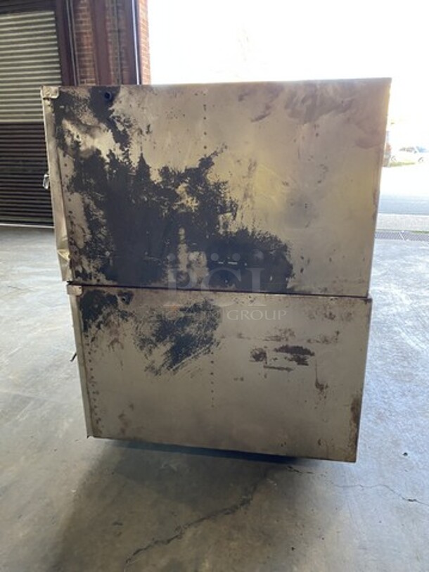 Bari Natural Gas Powered Double Stacked 6 Pie Pizza Oven! Model M48-6 Serial 1591! No Stones!No Legs! 2 X Your Bid Makes One Unit!  - Image 4 of 10