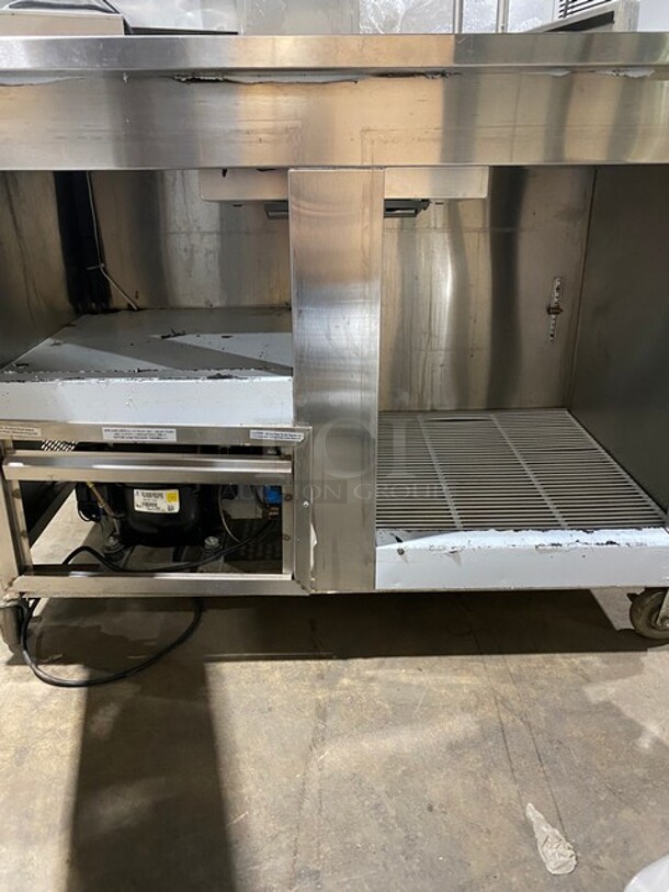 2017 Cool Tech Commercial 2 Door Lowboy/Worktop Freezer! All Stainless Steel! On Casters! MODEL CUST-48LB-F SN: 64417 120V - Image 6 of 11