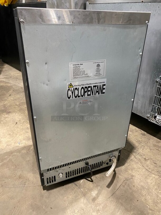 Antarctic Star Stainless Steel Commercial Undercounter Self Contained Ice Machine! MODEL HZB-45 SN; 2107000410 115 Volts, 1 Phase - Image 3 of 9