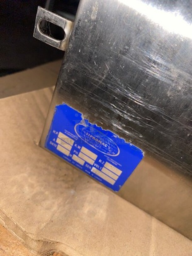 Sipromac Commercial Countertop Vacuum Sealer! Stainless Steel Body! Model: 350 SN: 00846 110V 60HZ 1 Phase - Image 7 of 8