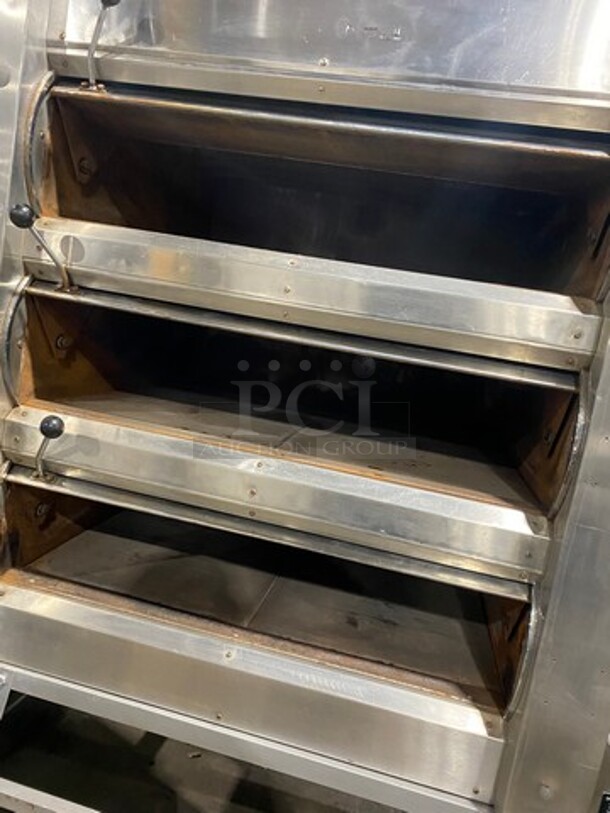 WOW! Elektro Grant Commercial Electric Powered Baking/ Pizza Oven! All Stainless Steel! On Casters! Model: GP32HHH SN: 3310 208/220V 3 Phase - Image 5 of 12